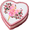 Gif animé coeur papillons